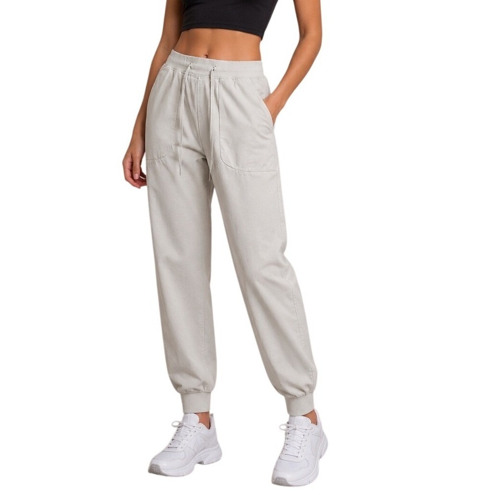 Lululemon Light Gray‎ Jogger Pants Women's XS